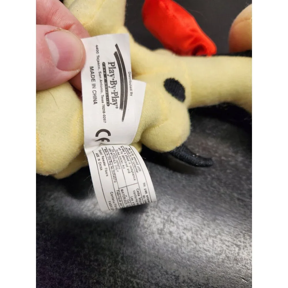 Garfield Odie Plush Toy With Red Tie‎ - Vintage